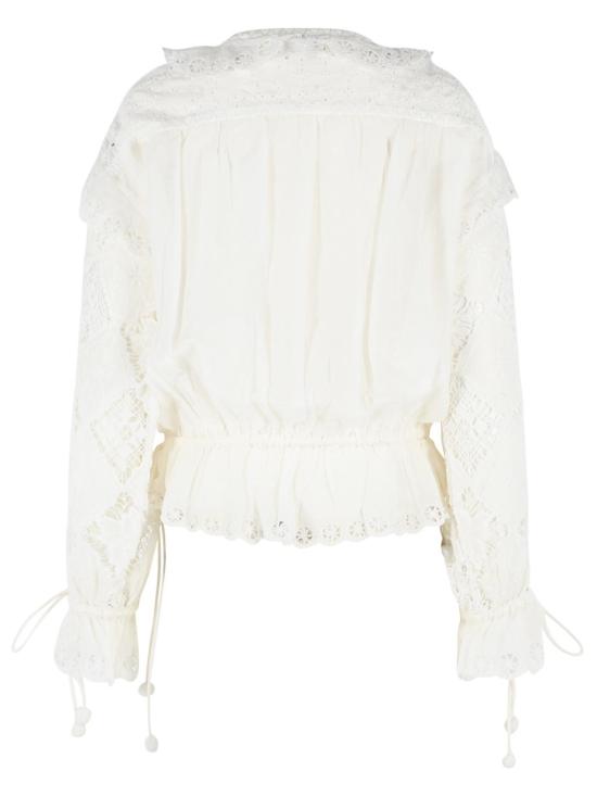 26SS 이자벨마랑 블라우스 HT0886FA D2J17I20WH White - ISABEL MARANT