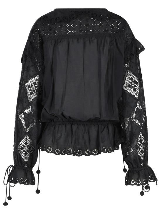 26SS 이자벨마랑 블라우스 HT0886FA D2J17IO1BK Black - ISABEL MARANT