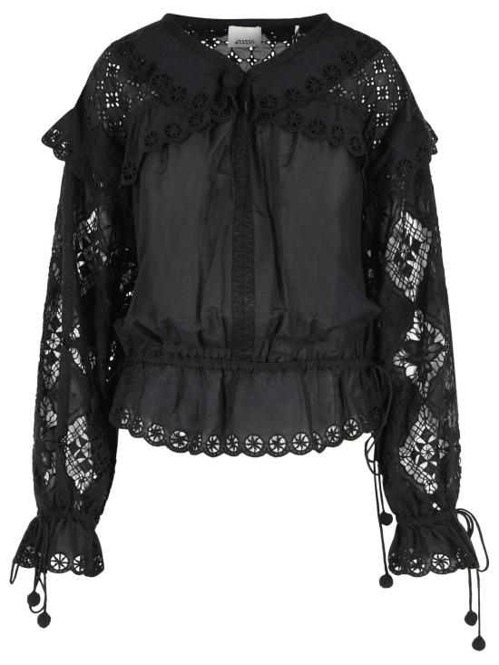 26SS 이자벨마랑 블라우스 HT0886FA D2J17IO1BK Black