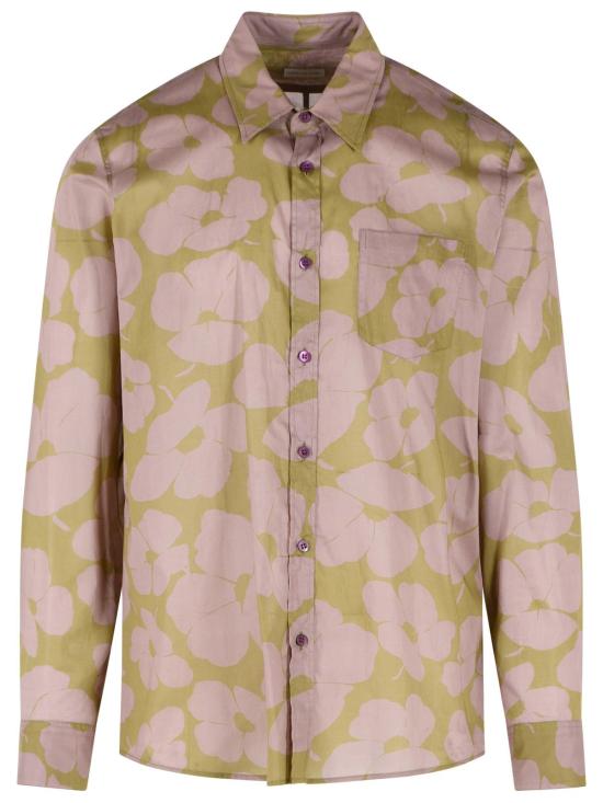 26SS 드리스 반 노튼 긴팔 셔츠 020702 3069205 Green