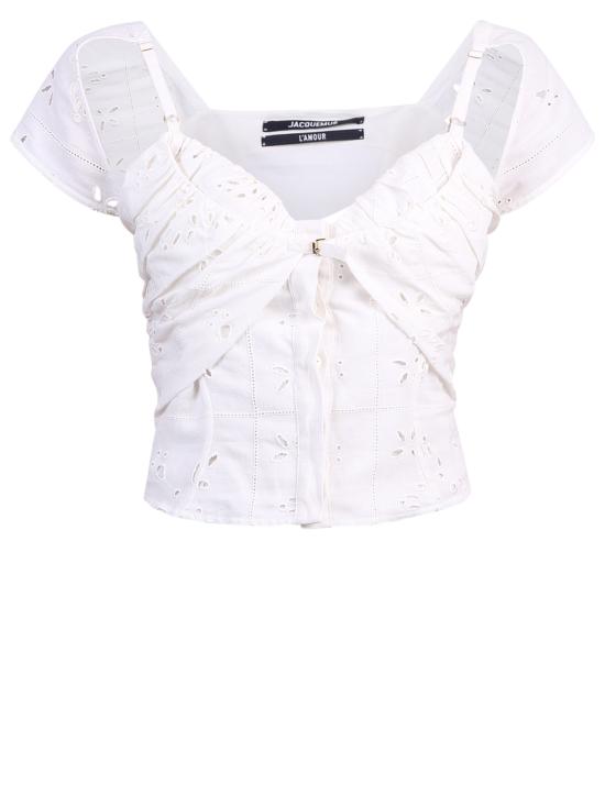  자크뮈스 셔츠 211TO07 211 113114 White