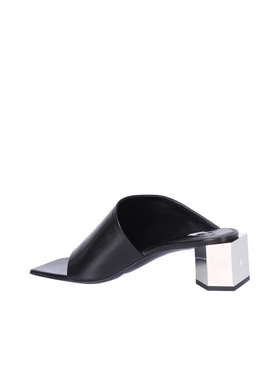  오프화이트 뮬/슬리퍼 OWIJ011S21 LEA001 1000 Black - OFF WHITE