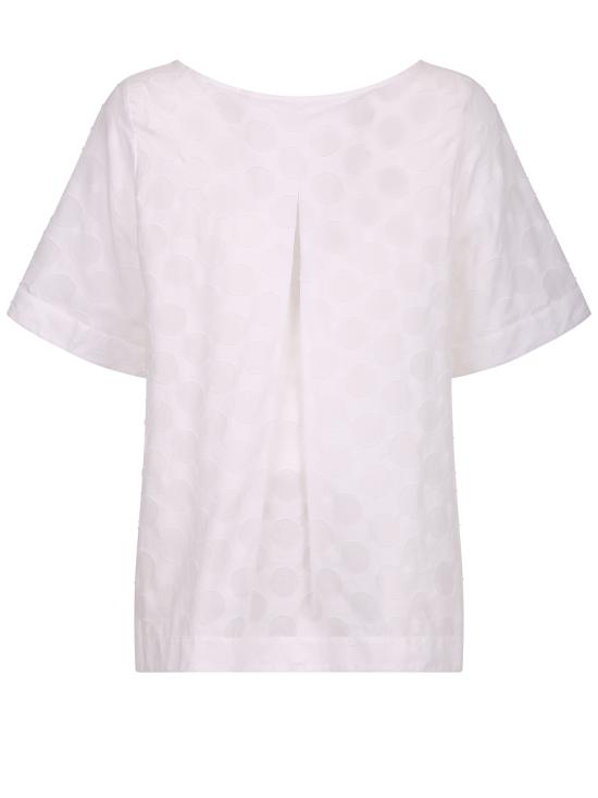  싸쿠스 반팔 티셔츠 FIAMMA 85402 001 White - XACUS