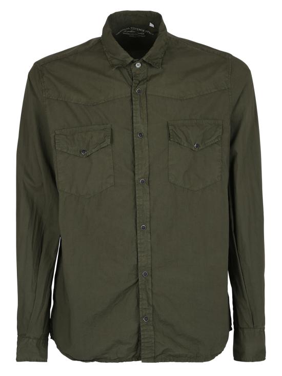  오리지날 빈티지 긴팔 셔츠 TESLA213 TO213 MILITARE Green