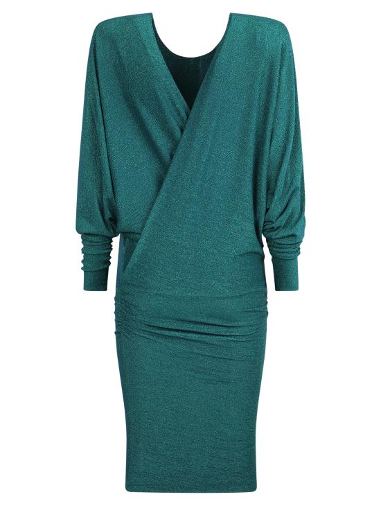  알렉산드레 보티에 미디 원피스 213DR1507 GREEN Green - ALEXANDRE VAUTHIER