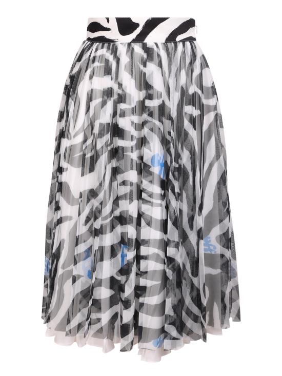  오프화이트 미디 스커트 OWCC147S22 FAB001 0110 White