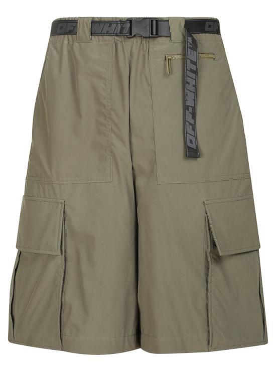  오프화이트 숏팬츠 OMCB064S22 FAB001 5607 Green