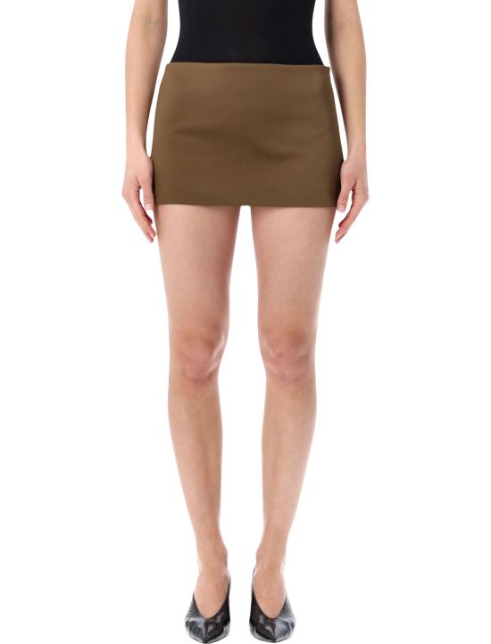 26SS 더프랭키샵 숏 스커트 SKFS22036220 DARK CARAM DARK CARAMEL