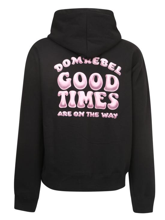  돔레벨 후드 티셔츠 TRIPPY PUL BLACK Black - DOM REBEL