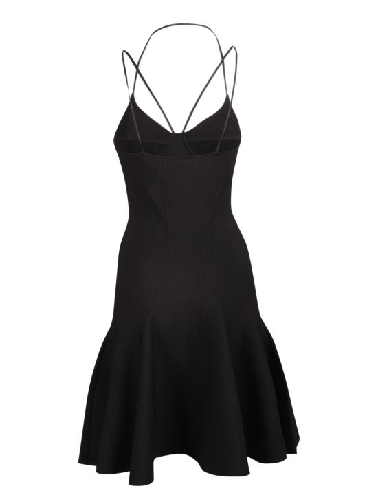  알렉산더 맥퀸 미디 원피스 698400 Q1A0U 1000 Black - ALEXANDER MCQUEEN