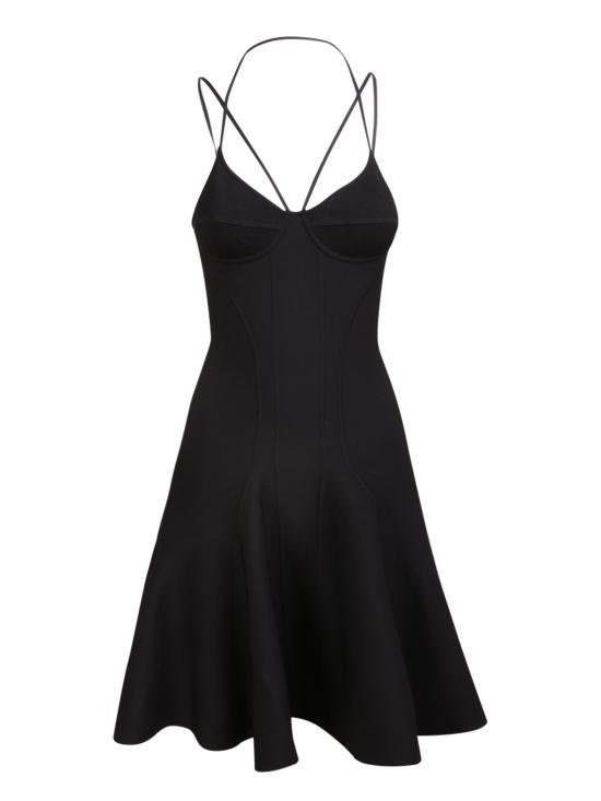  알렉산더 맥퀸 미디 원피스 698400 Q1A0U 1000 Black