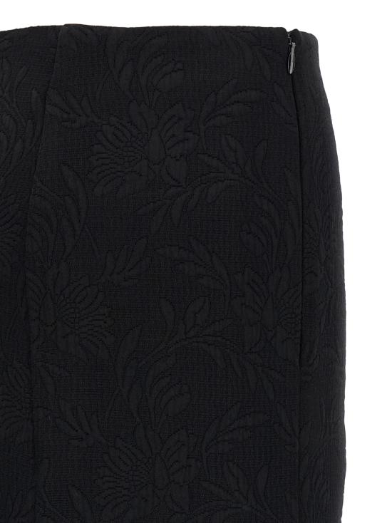 26SS 드리스 반 노튼 미디 스커트 2610108213265900 Black - DRIES VAN NOTEN
