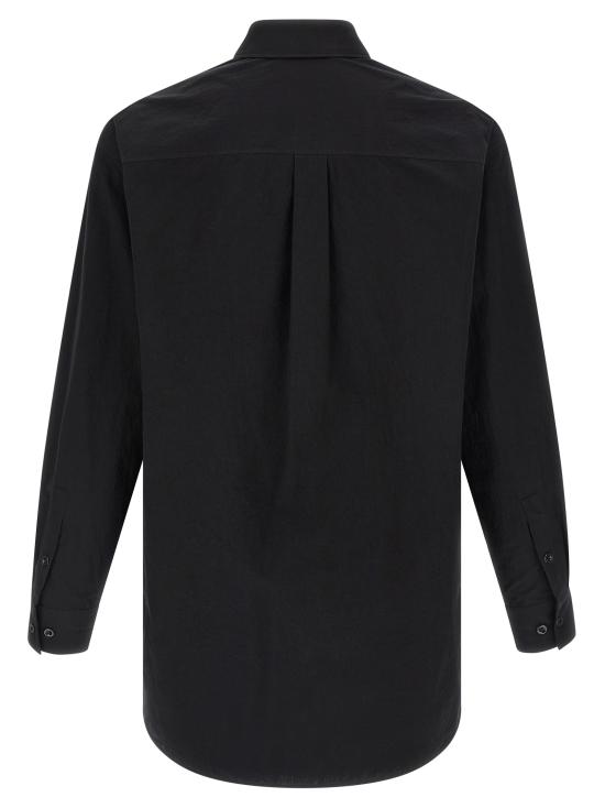 26SS 르메르 긴팔 셔츠 SH1247LF1399BK999 Black - LEMAIRE