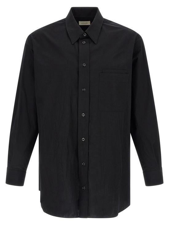 26SS 르메르 긴팔 셔츠 SH1247LF1399BK999 Black