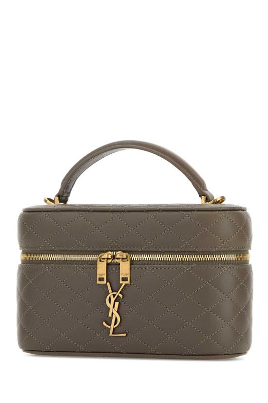 26SS 생로랑 램스킨 가비 베니티 백 7667311EL07 1799 Grey - SAINT LAURENT