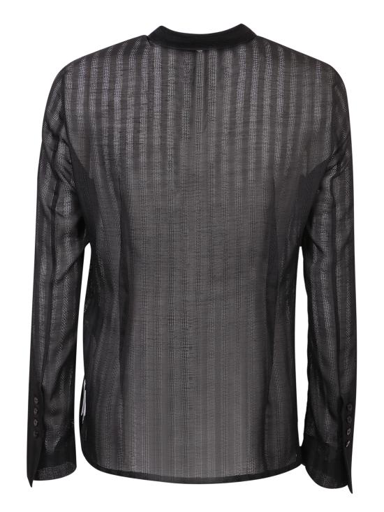  사피오 긴팔 셔츠 N16 RICAMO NERO Black - SAPIO