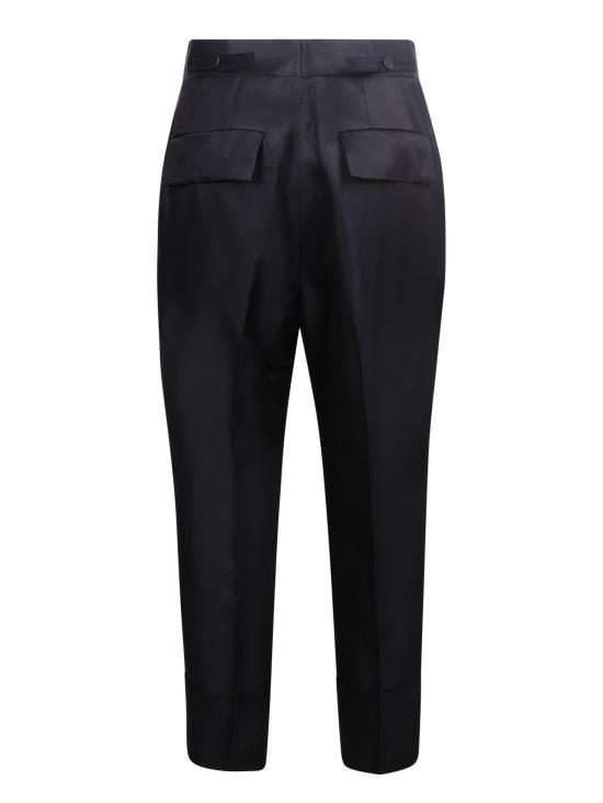  사피오 스트레이트 팬츠 N9 TWILL SETA NERO Black - SAPIO