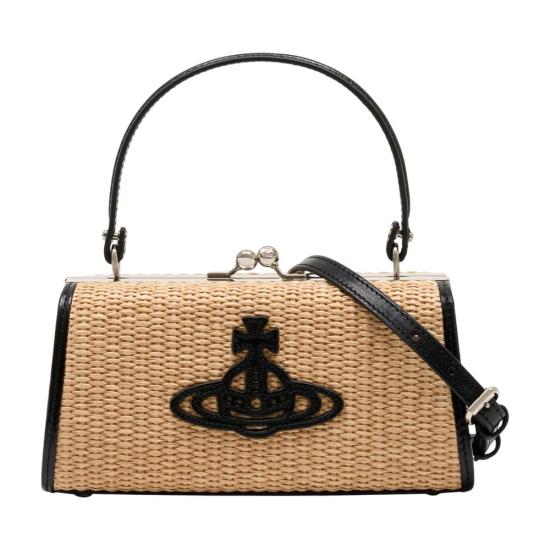 26SS 비비안웨스트우드 토트백 4B01001FW W01D0 B402 beige