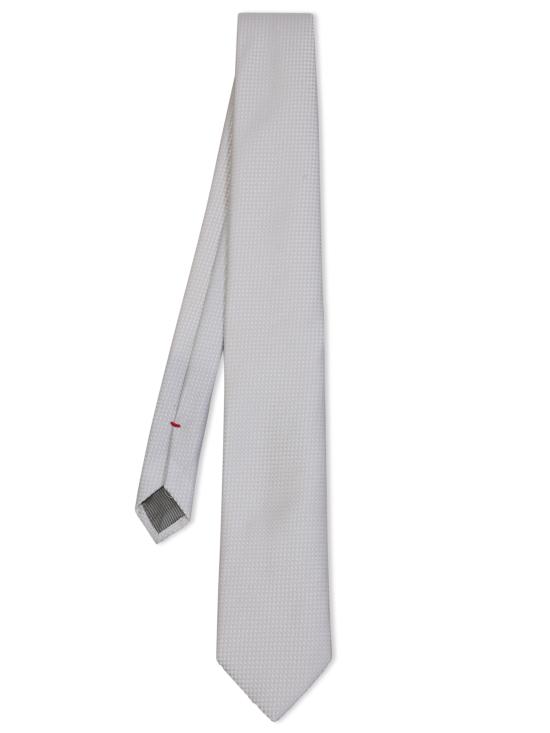  델 오글리오 넥타이 MARTINMF 202 01 White