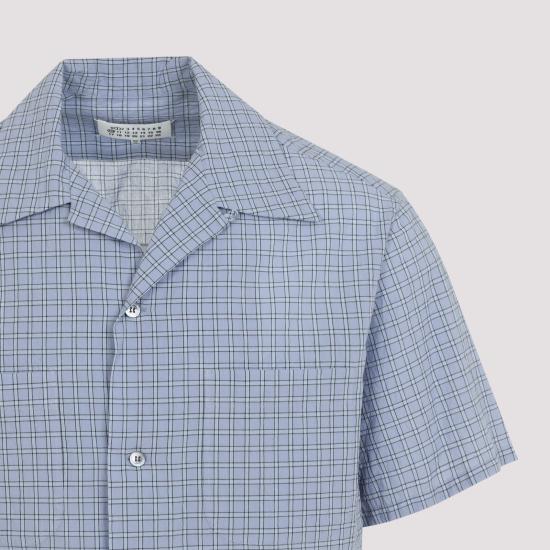 26SS 마르지엘라 반팔 셔츠 S50DR0013 M35726 482F SKY BLUE - MAISON MARGIELA