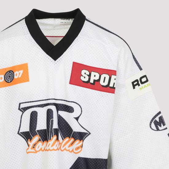 26SS 마틴로즈 반팔 티셔츠 129JT10063 WHT WHITE BLUE - MARTINE ROSE