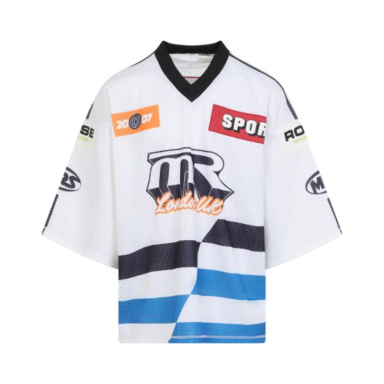 26SS 마틴로즈 반팔 티셔츠 129JT10063 WHT WHITE BLUE - MARTINE ROSE