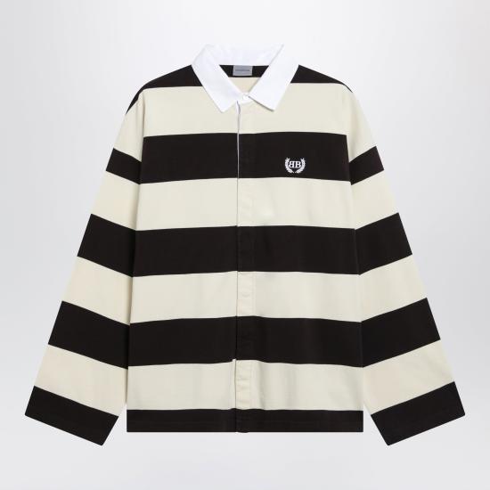 26SS 발렌시아가 폴로 티셔츠 871654TUVL5 Brown
