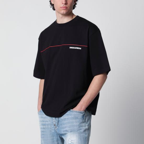 26SS 디스퀘어드2 반팔 티셔츠 S71GD1653D20033 Black