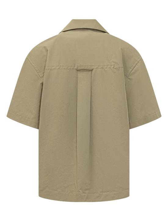 26SS 아미 반팔 셔츠 USH811CO0214 A036 BEIGE TAUPE - AMI