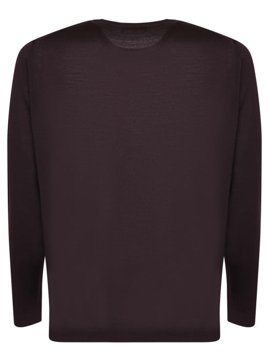  델 오글리오 긴팔 티셔츠 TS0ML RM16R 390 Bordeaux - DELL'OGLIO