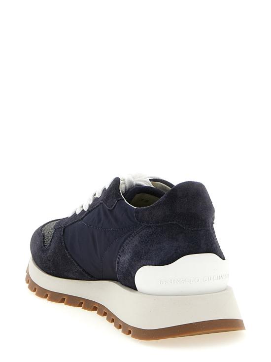26FW 브루넬로 쿠치넬리 프레셔스 토 테크노 패브릭 러너 MZ47G1960C4506 Blue - BRUNELLO CUCINELLI