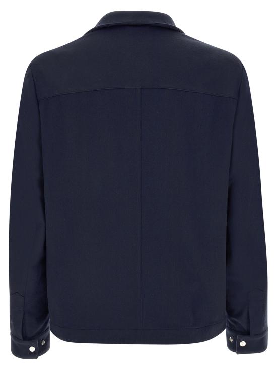 26SS 브루넬로 쿠치넬리 자켓 MV4216556CA568 Blue - BRUNELLO CUCINELLI