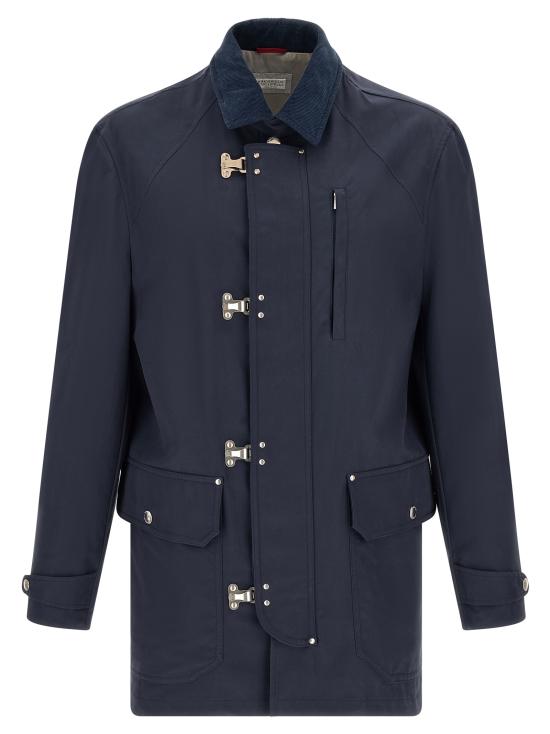 26SS 브루넬로 쿠치넬리 자켓 MY4196575CCG52 Blue