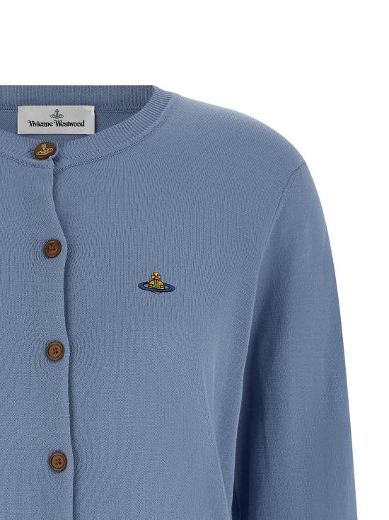 26SS 비비안웨스트우드 BEA 베아 니트 가디건 1803002PY003FK404 Light Blue - VIVIENNE WESTWOOD