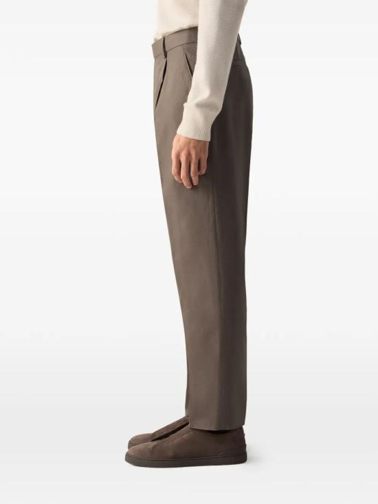 26SS 에르메네질도제냐 스트레이트 팬츠 UHI05A3 TP45 N07 BROWN - ERMENEGILDO ZEGNA