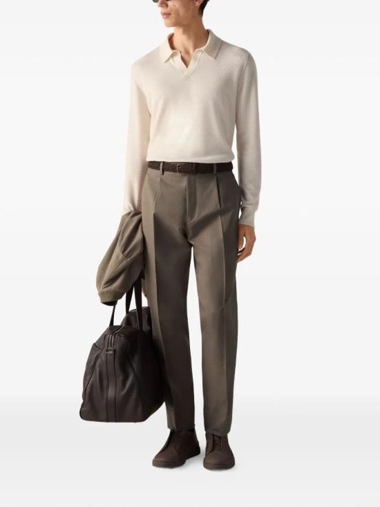 26SS 에르메네질도제냐 스트레이트 팬츠 UHI05A3 TP45 N07 BROWN - ERMENEGILDO ZEGNA