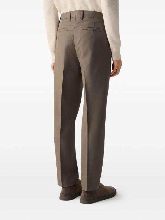 26SS 에르메네질도제냐 스트레이트 팬츠 UHI05A3 TP45 N07 BROWN - ERMENEGILDO ZEGNA