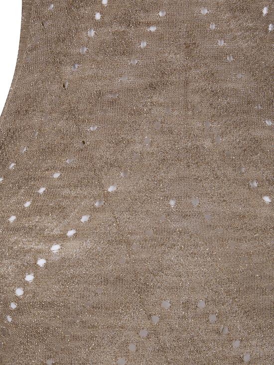 26SS 트윈셋 민소매 티셔츠 261TT3210 12454 GOLDEN GREEN LUREX - TWINSET