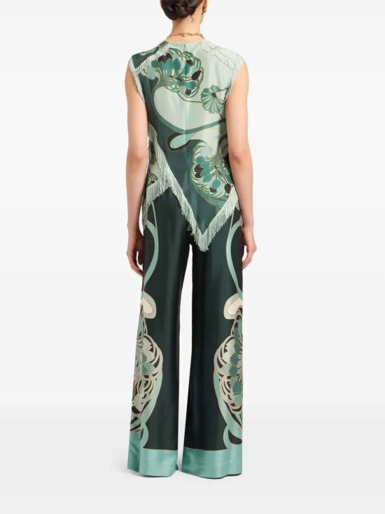 26SS 라 더블제이 스트레이트 팬츠 TRO0026 SIL001BTU01 GR03 BLOOMING TULIP PLAC E - LA DOUBLEJ