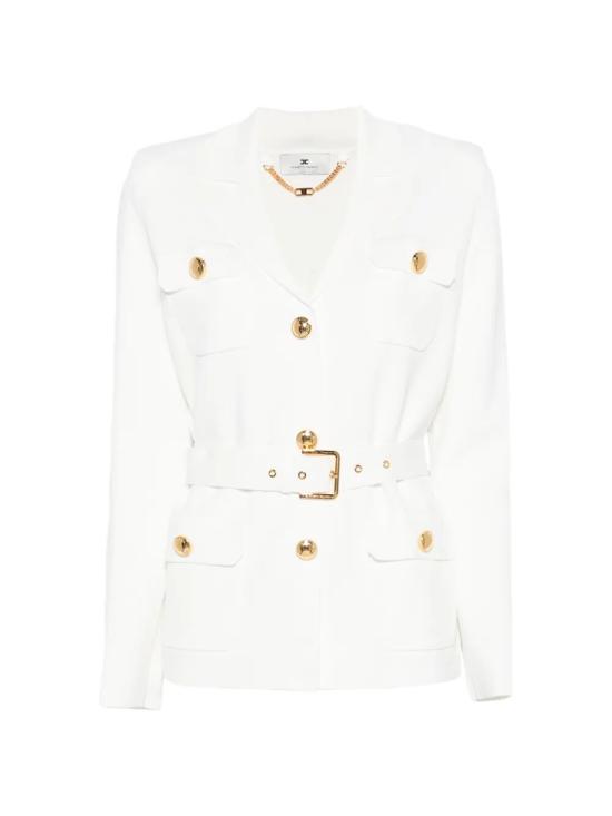 26SS 엘리자베타프랜치 자켓 MK10B62E2 360 IVORY - ELISABETTA FRANCHI