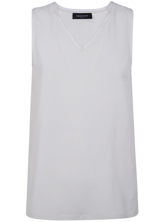 26SS 파비아나 필리피 민소매 티셔츠 TPD266F295L775 0145 BUTTER