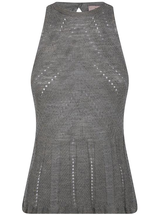 26SS 트윈셋 민소매 티셔츠 261TT3210 13565 LUREX LIGHT ALP GREEN