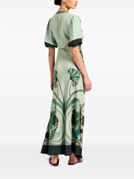 26SS 라 더블제이 미디 원피스 DRE0869 CRE001BTU01 GR11 BLOOMING TULIP PLAC E - LA DOUBLEJ