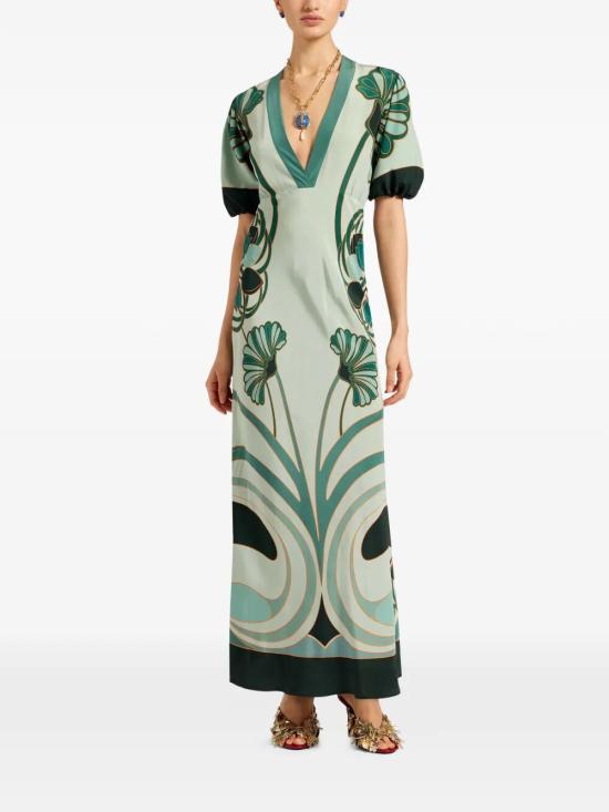 26SS 라 더블제이 미디 원피스 DRE0869 CRE001BTU01 GR11 BLOOMING TULIP PLAC E - LA DOUBLEJ