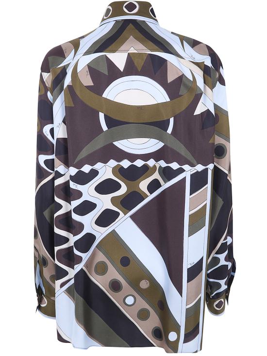 26SS 에밀리오푸치 셔츠 6HRJ10 6H853 016 KHAKI BLUE - EMILIO PUCCI