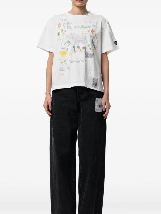 26SS 메종 미하라 야스히로 반팔 티셔츠 K16TS791 WHITE - MAISON MIHARA YASUHIRO