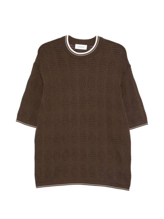 26SS 라니우스 반팔 티셔츠 S6LAMAKE011 920 CHOCOLATE - LANEUS