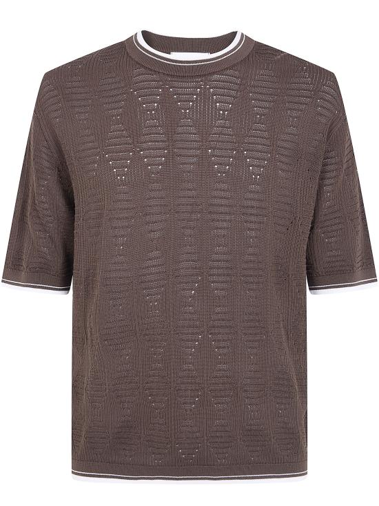 26SS 라니우스 반팔 티셔츠 S6LAMAKE011 920 CHOCOLATE