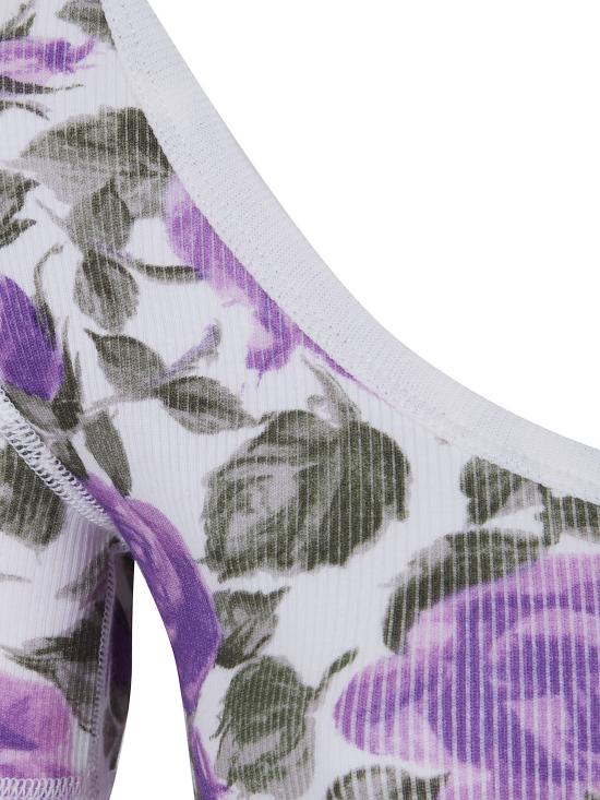 26SS 끌로에 반팔 티셔츠 CH26UJH56909 91O WHITE PURPLE - CHLOE