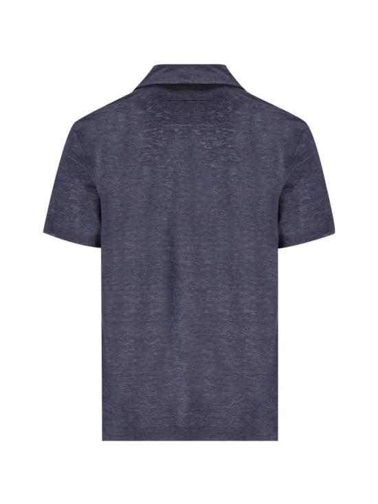 26SS 에르메네질도제냐 반팔 티셔츠 UH352A3 H747 B07 BLUE - ERMENEGILDO ZEGNA